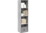Stabli MöBel Libreria Grigio Sonoma 40X30X152 Cm Materiale A Base Di Legno - Librerie CC6283109 1Pacco