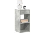 Maison Exclusive - Comodini Con Cassetto 2 Pz. Grigio Cemento 35X34X66,5 Cm