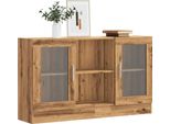 2025 Cloris Vetrina Credenza Rovere Artigianale 120X30,5X70 Cm Materiale Legno - Cassettiere Vendita4661120 1Pacco