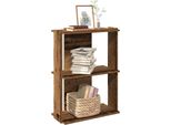 Maison Exclusive - Libreria 3 Ripiani Effetto Legno Antico 60X30X80 Cm Materiale Ligneo