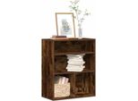 Best MöBel Libreria In Rovere Fumé 60X30X71,5 Cm In Legno - Librerie Cloris New9802907 1Pacco