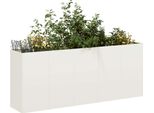 2025 Fioriera Moderna Bianco 200X40X80 Cm Acciaio Laminato A Freddo - Letti,Design 2676182 1Pacco