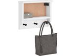 Best MöBel Appendiabiti Da Parete Sandnes Bianco 45X12X35 Cm Pino Massiccio - Appendiabiti E Ganci Da Parete Cloris New4682739 1Pacco