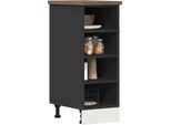 Stabli MöBel Armadio Base Riga Nero 30X44,5X81,5 Cm Materiale A Base Di Legno - Armadi Da Cucina CC9050911 1Pacco