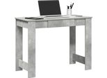 Maison Exclusive - Scrivania Grigio Cemento 100X45X75 Cm Materiale Ligneo