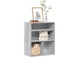 Maison Exclusive - Libreria Grigio Sonoma 60X30X71,5 Cm Materiale Ligneo
