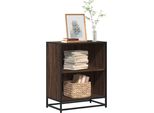 Maison Exclusive - Libreria Effetto Rovere Marrone 60X35X76 Cm Materiale Ligneo