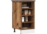 Bei Cloris Armadio Base Riga Effetto Legno Recuperato 40X44,5X81,5 Cm Materiale Legno - Armadi Da Cucina New6421935 1Pacco