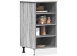 Base Durevole Riga Grey Sonoma 40X44,5X81,5 Cm Materiale A Base Di Legno - Mobili Da Cucina Octo9963827 1Pacco