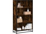 Maison Exclusive - Libreria Rovere Fumo 80,5X35X139 Cm In Truciolato