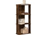 Best MöBel Libreria 3 Ripiani Rovere Fumé 60X30X120 Cm Materiale Legno - Librerie Cloris New5989914 1Pacco