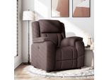 2025 Poltrona Reclinabile Moderna In Tessuto Marrone Scuro - Tv & Poltrona Reclinabile,Design 5919077 1Pacco