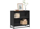 Libreria In Stile Elegante Nera 80,5X35X76 Cm In Legno - Librerie Hommie3896818 1Parte