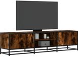 Mobile Tv Bei Cloris Rovere Fumé 160X35X41 Cm Materiale A Base Di Legno E Metallo - Mobili Tv Nuovo2746632 1Pacco