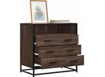 Design New Cabinet Cassettiera Marrone Effetto Rovere 70X41X70 Cm Materiale Legno - Cassettiere Mobili2025 CHY4766203 1Pacco