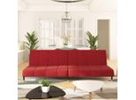 Design Nuovo Divano Letto 2 Posti Velluto Rosso Vino - Divani Classici Arredamento2025 CHY9124816 1Pacco