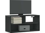 Mobile Tv Stabli MöBel Nero 80X31X39,5 Cm Materiale A Base Di Legno E Metallo - Mobili Tv CC8226056 1Pacco