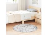 Tappeto Stile Elegante Shaggy A Pelo Alto Navarra Grigio Chiaro 100X100 Cm Poliestere - Tappeti Di Design Hommie6919499 1Pacco