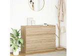 Maison Exclusive - Credenza Rovere Sonoma 100X35X76 Cm In Legno Multistrato
