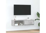 Design Nuovo Mobile Tv Grigio Cemento 100X31X25,5 Cm Materiale Legno - Mobili Tv MöBel2025 CHY6826059 1Pacco
