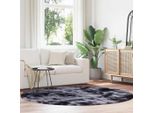 Tappeto Design New Shaggy A Pelo Alto Navarra Grigio Scuro 200X200 Cm Poliestere - Tappeti Designer Arredamento2025 CHY3293528 1Pacco