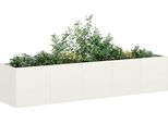 Fioriera Stabli MöBel Bianco 200X40X40 Cm Acciaio Laminato A Freddo - Letti CC3096193 1Pacco