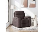 Best MöBel Poltrona Relax In Tessuto Marrone Scuro - Tv & Reclinabile CL6395163 1Pacco
