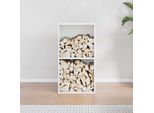 Design New Firewood Rack White 40X30X75 Cm In Acciaio Laminato A Freddo - Rack Per Legna Da Ardere Furniture2025 CHY6267393 1Parcel