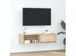 Mobile Tv Bei Cloris Rovere Sonoma 100X31X25,5 Cm Materiale A Base Di Legno - Mobili Tv Nuovo1166141 1Pacco