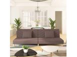 Best MöBel Divano Letto A 2 Posti Con 2 Cuscini In Tessuto Taupe - Divani Classici Cloris New1167286 1Parte