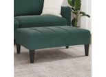 2025 Pouf Cloris Verde Scuro 77X55X31 Cm Velluto - Pouf Vendita5357974 1Pacco