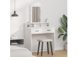 Best MöBel Tavolino Da Toilette Con Cassetti Bianco 79 X 41 X 140 Cm Materiale A Base Di Legno - Tavolini Da Toilette CL4684850 1Pacco