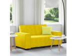 2025 Divano Moderno A 2 Posti In Velluto Giallo 120 Cm - Divani Classici,Design 6977766 1Parte