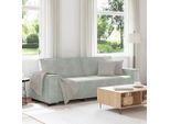 2025 Divano Moderno A 3 Posti In Velluto Grigio Chiaro 180 Cm - Divani Classici,Design 2348057 1Parte