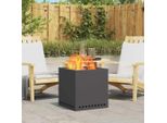 Design Fire Pit Nero 48 X 48 X 50 Cm Acciaio Laminato A Freddo - Cestini E Ciotole Per Il Fuoco 2025 Nuovo3486371 1Pacco