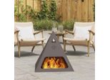 Focolare Liscio Nero 50 X 50 X 51 Cm Acciaio Laminato A Freddo - Cesti E Vassoi Per Fuochi EN8212853 1Parte