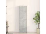 Bei Cloris Armadio Con Anta Grigio Cemento 55 X 25 X 189 Cm Materiale A Base Di Legno - Armadi Nuovo9908527 2Pacchi