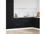 Best MöBel Base A Cassetti Con Anta Rovere Nero 60 X 46 X 81,5 Cm - Mobili Da Cucina Cloris New2464924 1Pacco