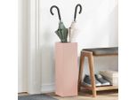 Porta Ombrellone In Stile Elegante Rosa 15,5 X 15,5 X 49 Cm In Metallo - Porta Ombrellone Hommie5792964 1Pacco