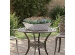 Fioriera Da Giardino Liscia Argento 50 X 50 X 15 Cm Acciaio Inox - Letti DE5093944 1Pacco