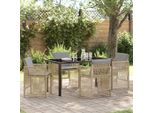 Design Nuovo Set Di Mobili Da Giardino Set Di Mobili Da Balcone Set Da Pranzo Da Giardino 5 Pezzi Beige Poly Rattan - Set Di Mobili Da Giardino Mobili2025 CHY8442591 2Parcel