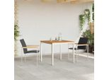 2025 Cloris Set Di Mobili Da Giardino Set Di Mobili Da Balcone Set Da Pranzo Da Giardino 3 Pezzi In Legno Massiccio Di Acacia - Set Di Mobili Da Giardino Sale2424713 2Parcel