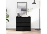Best MöBel Vetrina Cassettiera Varie Rovere Nero 60 X 41 X 58 Cm Materiale A Base Di Legno - Cassettiere Cloris Nuovo8238543 1Pacco