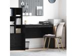 Maison Exclusive - Scrivania Effetto Rovere Nero 100 X 50 X 76 Cm