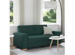 Pratico Divano A 2 Posti Verde Scuro 140 Cm In Tessuto - Divani Classici ,Mobili Di Design 6962410 1Pacco