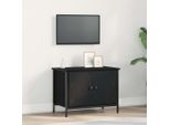Design Nuovo Mobile Tv Look Rovere Nero 60 X 35 X 45 Cm Materiale A Base Di Legno - Mobili Tv MöBel2025 CHY4367909 1Pacco