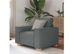 Divano Pratico In Tessuto Grigio Scuro 60 Cm - Divani Classici, Mobili Di Design 9338641 1Pacco