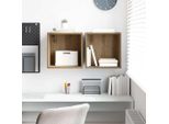 Maison Exclusive - Armadio A Muro 2 Pezzi Rovere Artisan 37 X 37 X 37 Cm Materiale Ligneo