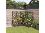 2025 Fioriera Da Giardino Cloris Marrone 120 X 120 X 126 Cm Acciaio - Aiuole Vendita7391234 1Pacco