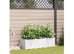 2025 Fioriera Da Giardino Cloris Bianco 120 X 40 X 37,5 Cm Acciaio - Aiuole Vendita4865513 1Pacco